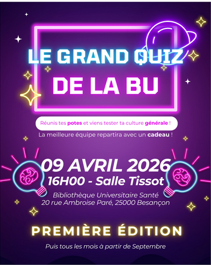 Salle Tissot, en équipe de 3 à 5 personnes