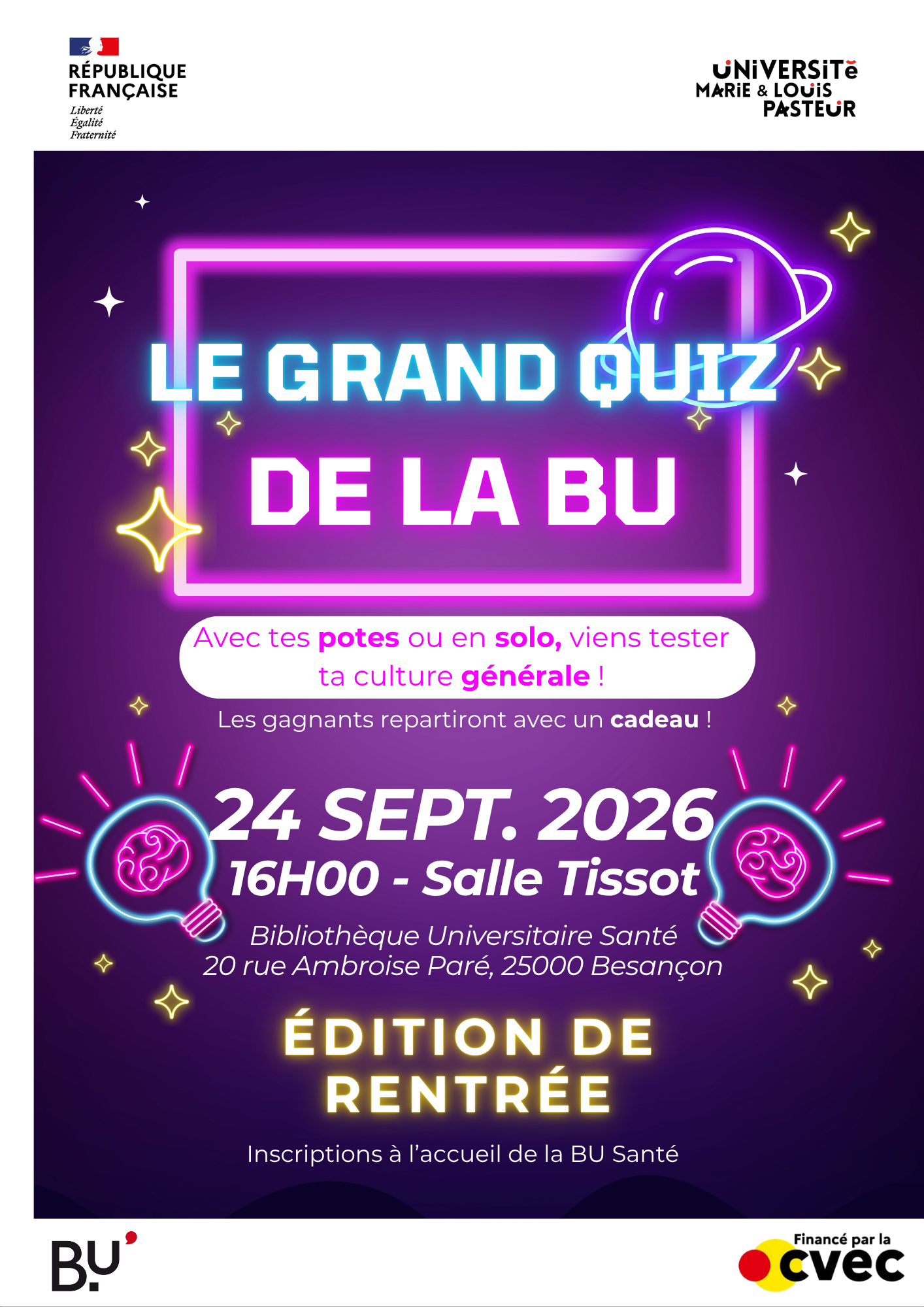 Avec tes potes ou en solo, viens tester ta culture générale